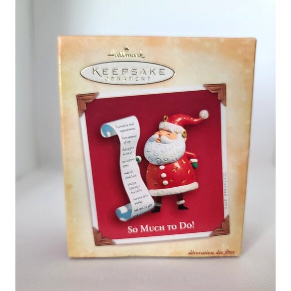 Hallmark Keepsake Ornaments Lot of 5-Curius the Elf, 2 Santas, Pony, USA Snowman - Picture 8 of 16